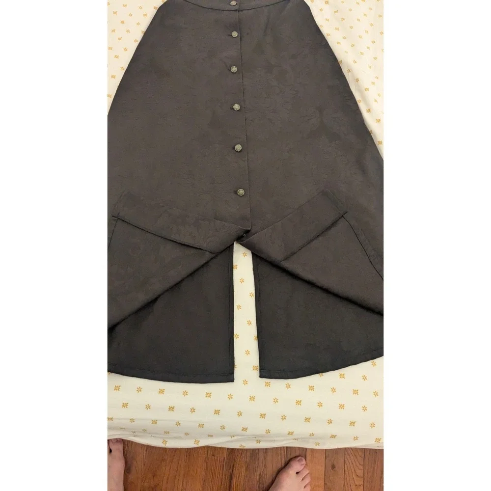 Wah Maker Jacquard Peplum Victorian Western Blazer Jacket Riding Skirt Size 6 - Picture 16 of 16